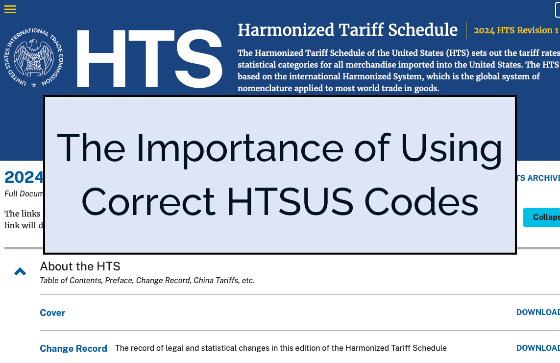 The Importance of Using Correct HTSUS Codes Empress Brokers